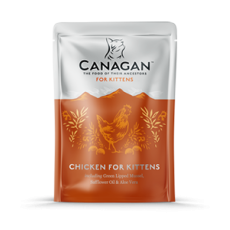 Canagan Grain Free For Kitten Chicken Pouches  無穀物雞肉鮮肉滋味包(幼貓) 85g X8